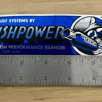 Vintage Hushpower Automotive Equipment Sticker