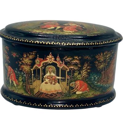 Vintage Russian Lacquered Box