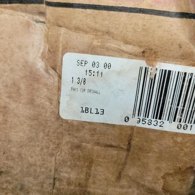 2 boxes of 1 3/8" drywall nails and screws.and a few 1 5/8" screws