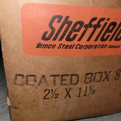 Two partial boxes 2.5" nails and a bag of 2" galvanized
