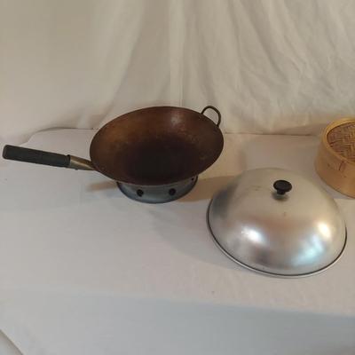 Bamboo Steamer w/ Wok (L-BBL)