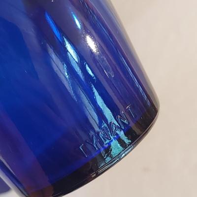 Blue Glass Bottles and Canisters (L-BBL)