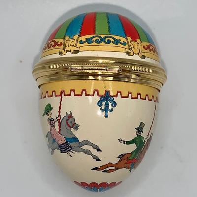 1981 Halcyon Days Easter Egg Trinket Box