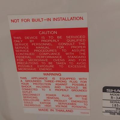 Sharp Carousel Microwave (K-BBL)