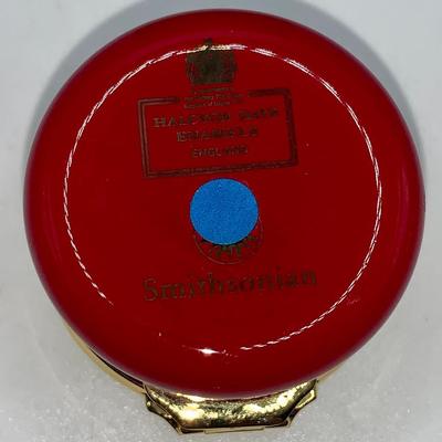 Christmas 2000 Halcyon Days Santa Trinket Box