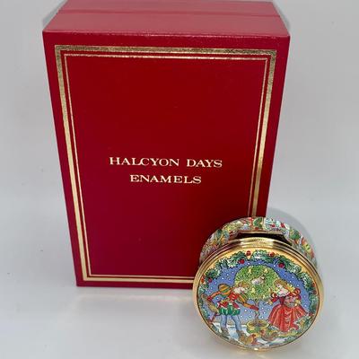 Christmas 2005 Halcyon Days Trinket Box