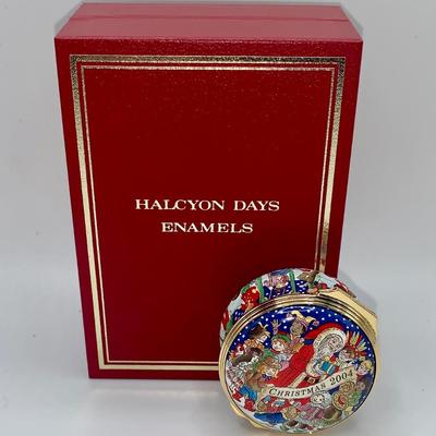 Christmas 2004 Halcyon Days Trinket Box