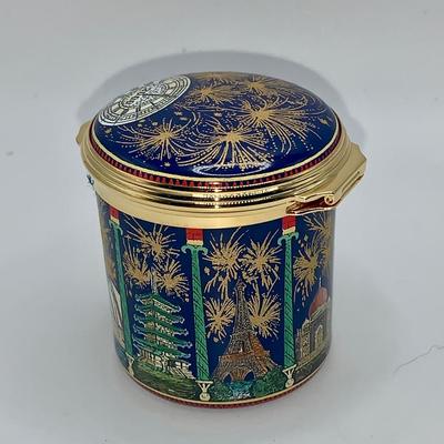 New Years 2000 Halcyon Days Trinket Box
