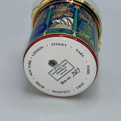 New Years 2000 Halcyon Days Trinket Box