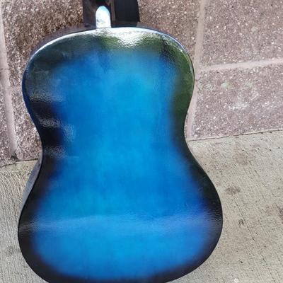 BC Blue Acoustic Guitar & Nylon Carry Bag