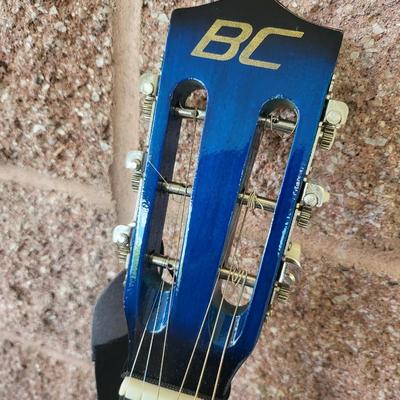 BC Blue Acoustic Guitar & Nylon Carry Bag