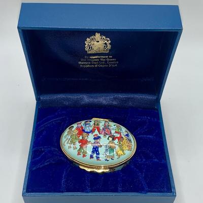 2000 Children of the New Millennium Halcyon Days Trinket Box