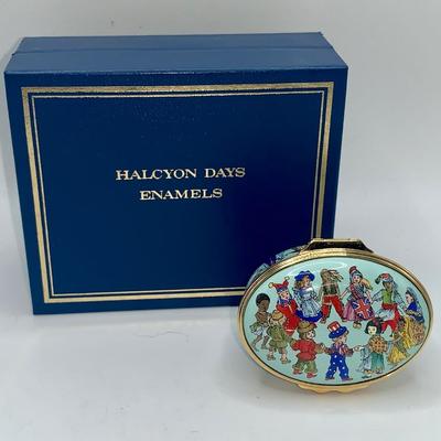 2000 Children of the New Millennium Halcyon Days Trinket Box