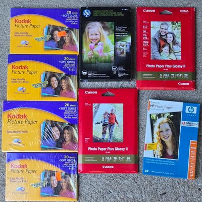 All New Large Lot of Multiple Size Photo Paper