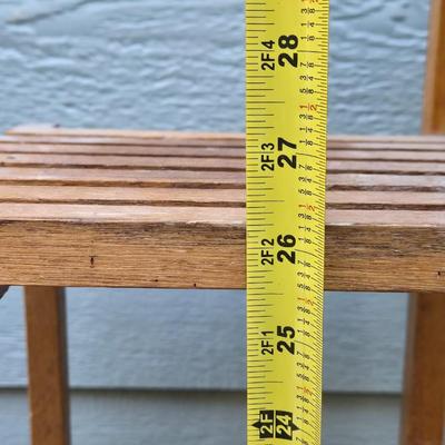Vintage Wood Graduating Plant Stand