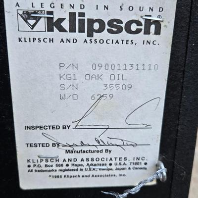 KLIPSCH Oiled Oak Cabinet 9259