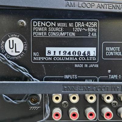 DENON AM/FM Receiver Model: DRA-425R