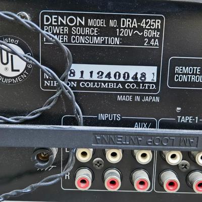 DENON AM/FM Receiver Model: DRA-425R