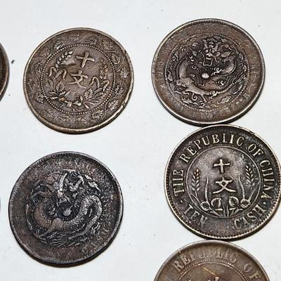 Asian China Hong Kong Coins Lot