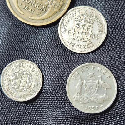 Very Large Coin Lot from Around the World 1800's 1900's