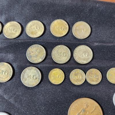 Very Large Coin Lot from Around the World 1800's 1900's