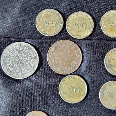 Very Large Coin Lot from Around the World 1800's 1900's