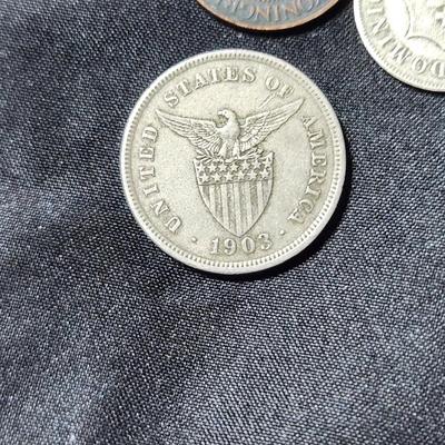 Very Large Coin Lot from Around the World 1800's 1900's