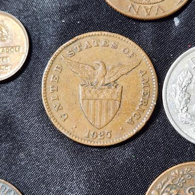Very Large Coin Lot from Around the World 1800's 1900's