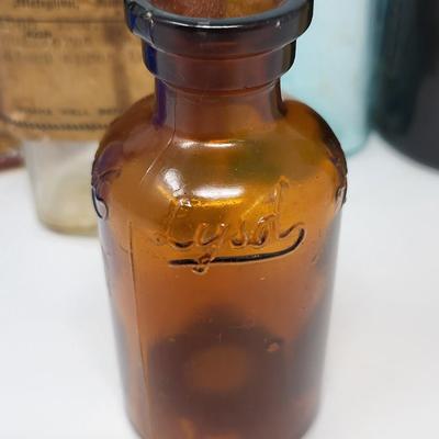 Antique Shaving Accessories & Medicine Bottles