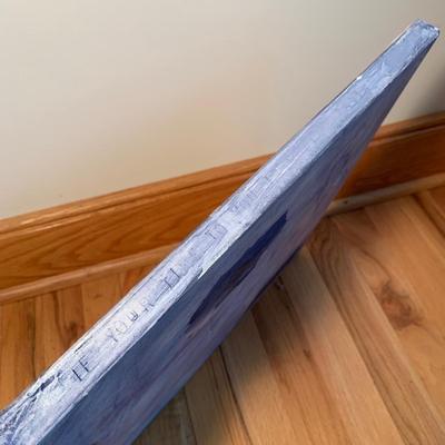 Mixed Media Original Art on Canvas: The Times They Are A-Changin (2B-HS)