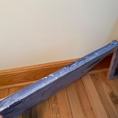 Mixed Media Original Art on Canvas: The Times They Are A-Changin (2B-HS)