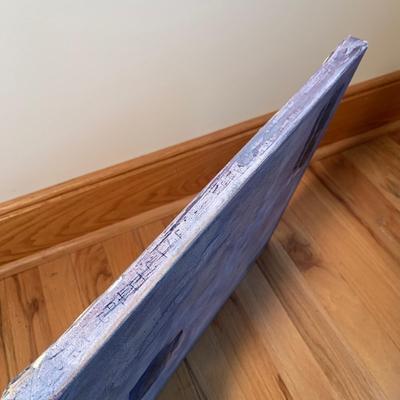 Mixed Media Original Art on Canvas: The Times They Are A-Changin (2B-HS)