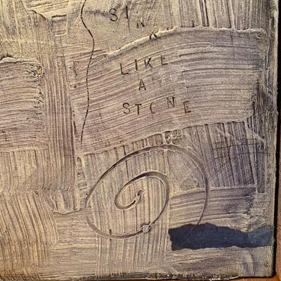 Mixed Media Original Art on Canvas: The Times They Are A-Changin (2B-HS)