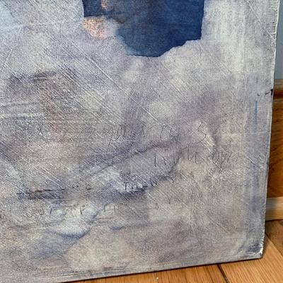 Mixed Media Original Art on Canvas: The Times They Are A-Changin (2B-HS)