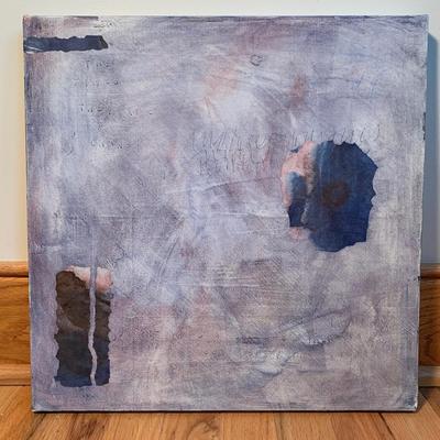 Mixed Media Original Art on Canvas: The Times They Are A-Changin (2B-HS)