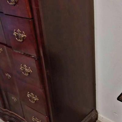 Vintage Solid Wood Tall Dresser