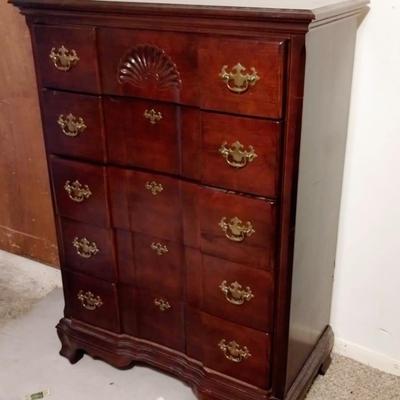 Vintage Solid Wood Tall Dresser