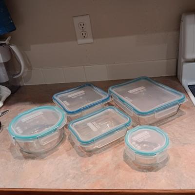 SNAPWARE GLASS FOOD STORAGE CONTAINERS
