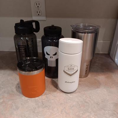 TRAVEL CUPS AND WATER BOTTLES