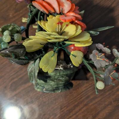 Vintage Chinese Jade Bonsai Arrangement