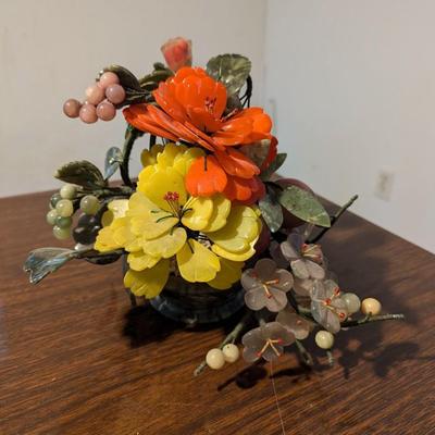 Vintage Chinese Jade Bonsai Arrangement