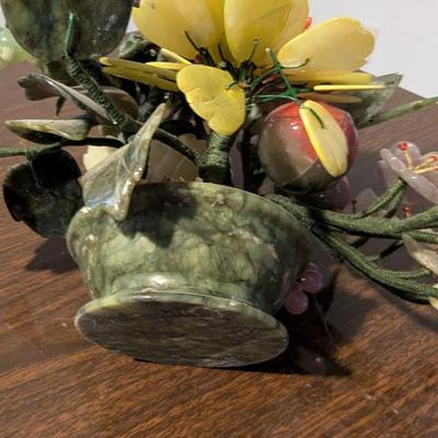 Vintage Chinese Jade Bonsai Arrangement