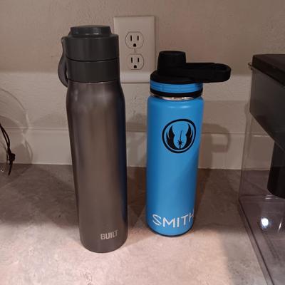 BRITA WATER PURIFIER W/SPIGOT, FILTER AND WATER BOTTLES