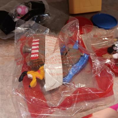 SEALED DISNEY AND MARIO BROS MCDONALD'S HAPPY MEAL TOYS