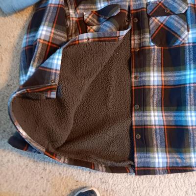 MEN'S XL JACKETS AND SHIRTS, 36X30 JEANS