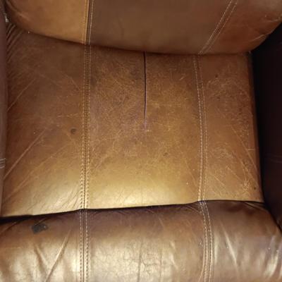 LA Z BOY LEATHER ROCKER RECLINER