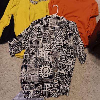 MEN'S LARGE SHIRTS AND JACKET