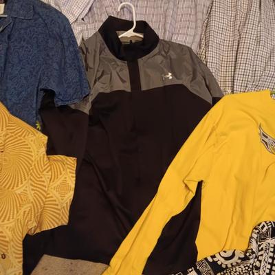 MEN'S LARGE SHIRTS AND JACKET