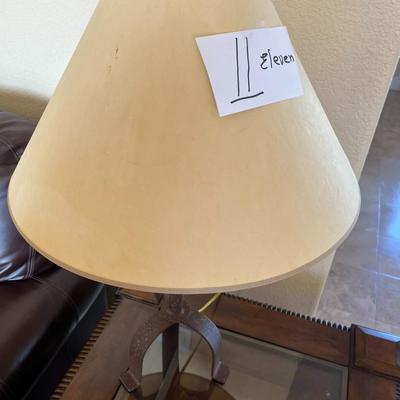 Brown Rustic Finish Table Lamp