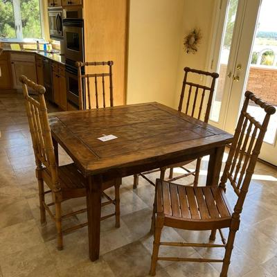 5 Piece Rustic Kitchen Table